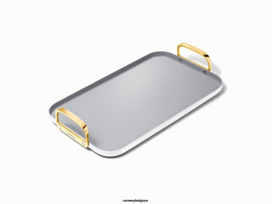 Caraway batterie de cuisine blanc plaque chauffante à double brûleur T6TFV88 - Image 1