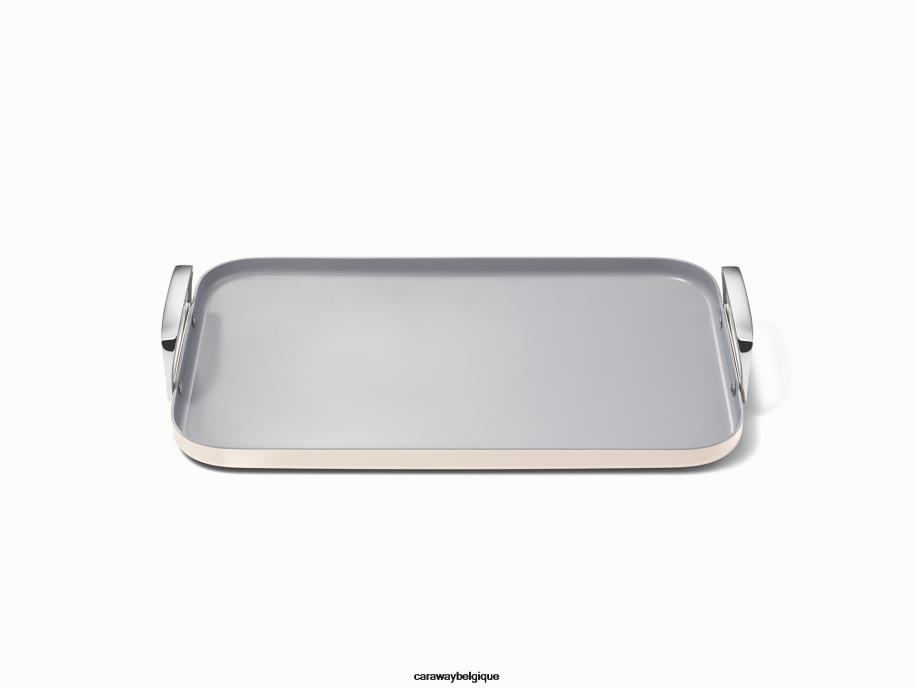 Caraway batterie de cuisine crème plaque chauffante à double brûleur T6TFV81 - Image 2