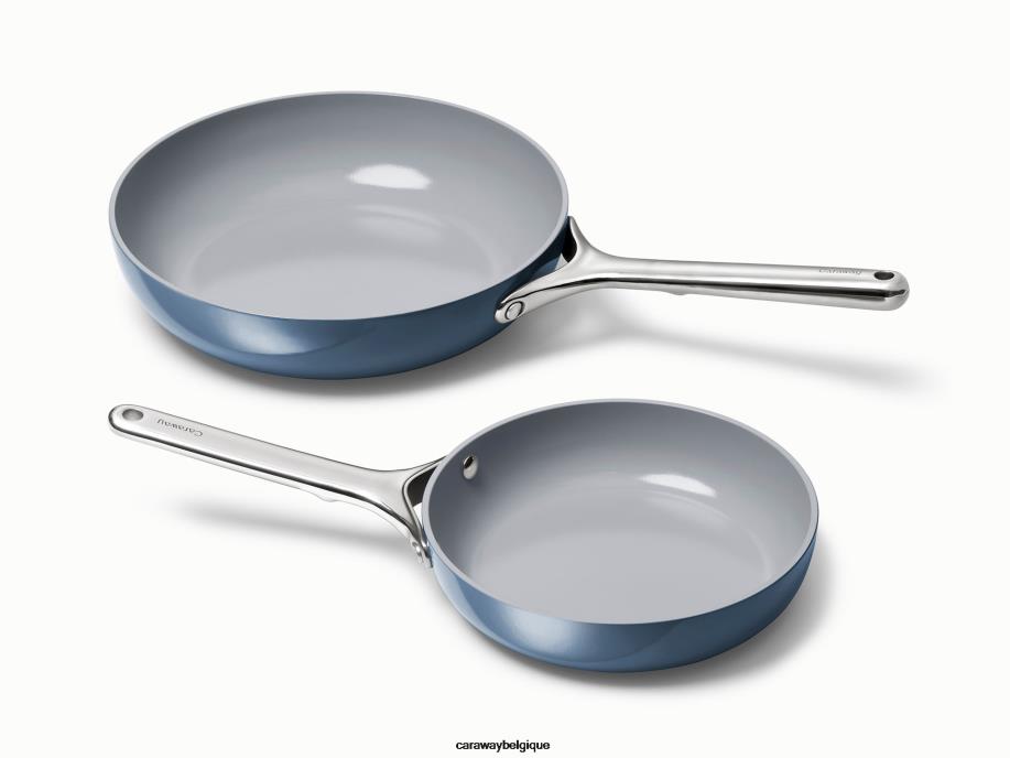 Caraway batterie de cuisine marine duo de poêles à frire T6TFV10 - Image 1