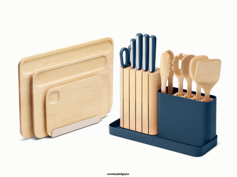 caraway_batterie_de_cuisine_marine_ensemble_de_preparation_et_de_planches_t6tfv230.jpg Caraway batterie de cuisine marine ensemble de préparation et de planches T6TFV230 - Image 1