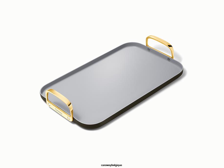 Caraway batterie de cuisine noir plaque chauffante à double brûleur T6TFV87 - Image 1