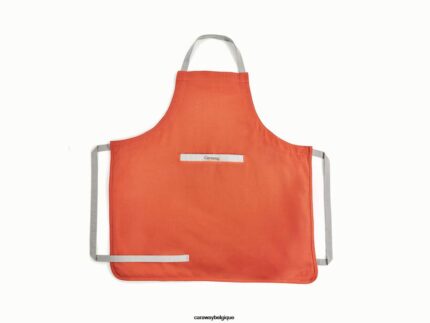 Caraway batterie de cuisine perracotta tablier en lin T6TFV253