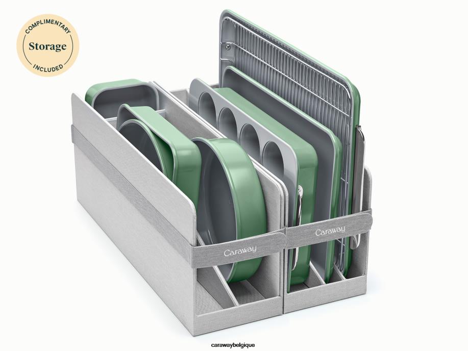 Caraway batterie de cuisine sage ensemble de ustensiles de cuisson T6TFV102 - Image 2