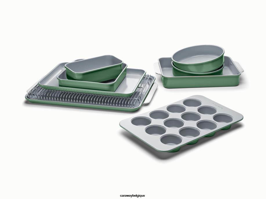 Caraway batterie de cuisine sage ensemble de ustensiles de cuisson T6TFV102 - Image 1