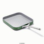 Caraway batterie de cuisine sage poêle à griller carrée T6TFV76