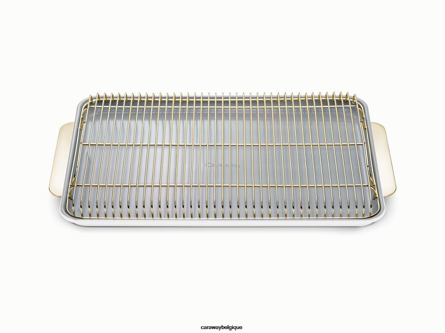 Caraway batterie de cuisine blanc duo cuisson & refroidissement T6TFV130