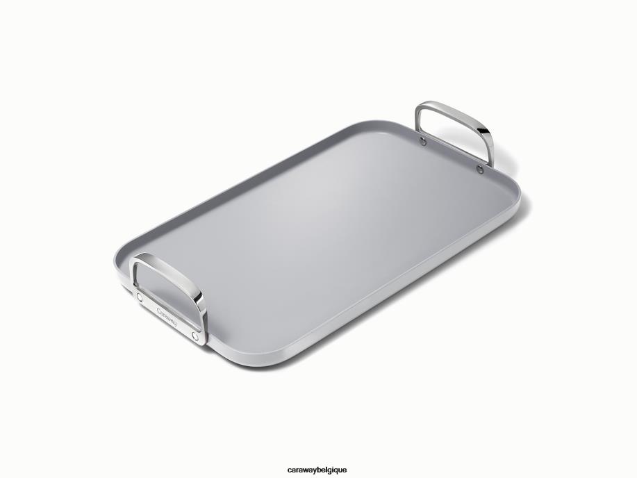 Caraway batterie de cuisine gris plaque chauffante à double brûleur T6TFV83