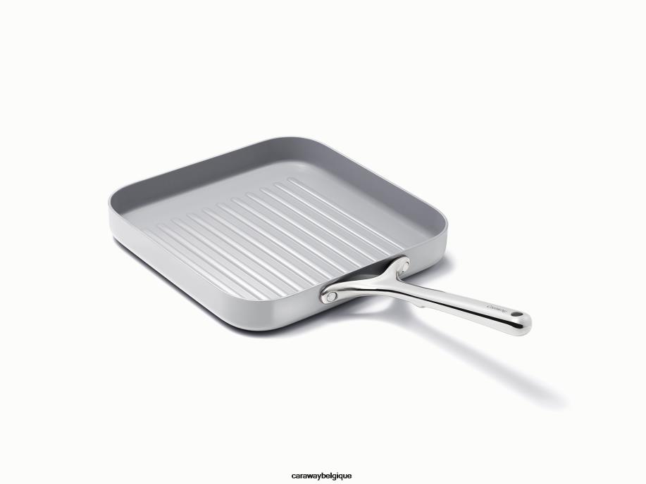 Caraway batterie de cuisine gris poêle à griller carrée T6TFV75