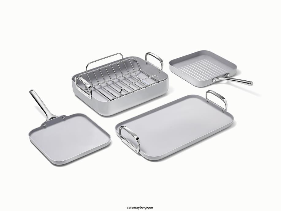 Caraway batterie de cuisine gris ensemble de couverts T6TFV51