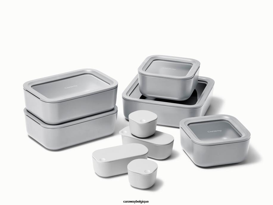 Caraway batterie de cuisine gris ensemble de stockage de nourriture T6TFV207