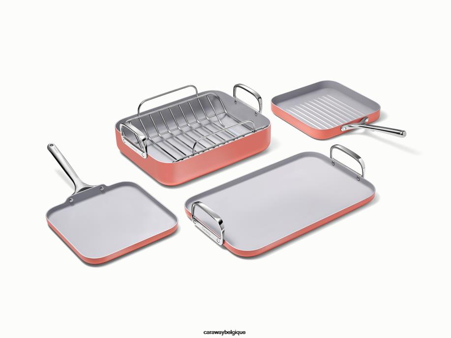 Caraway batterie de cuisine perracotta ensemble de couverts T6TFV53