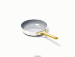 Caraway batterie de cuisine blanc duo de poêles à frire T6TFV16 - Image 3
