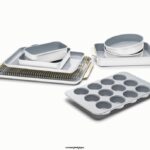 Caraway batterie de cuisine blanc ensemble de ustensiles de cuisson T6TFV104