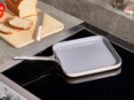 Caraway batterie de cuisine crème poêle carrée T6TFV65 - Image 3
