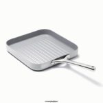 Caraway batterie de cuisine gris poêle à griller carrée T6TFV75