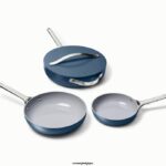 Caraway batterie de cuisine marine trio de poêles à frire T6TFV2