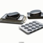 Caraway batterie de cuisine noir ensemble de ustensiles de cuisson T6TFV105