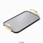 Caraway batterie de cuisine noir plaque chauffante à double brûleur T6TFV87