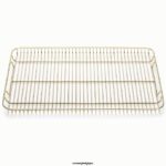 Caraway batterie de cuisine or brillant grille de refroidissement T6TFV204