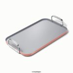 Caraway batterie de cuisine perracotta plaque chauffante à double brûleur T6TFV85