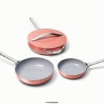 Caraway batterie de cuisine perracotta trio de poêles à frire T6TFV5