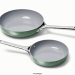 Caraway batterie de cuisine sage duo de poêles à frire T6TFV12